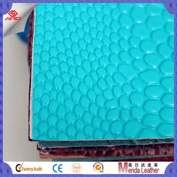 2015 fashion fabric PVC Leather for Handbags